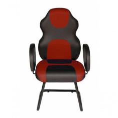 Cadeira Gamer Interlocutor Linha Gamer Racing Vermelho - DESIGN OFFICE