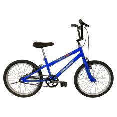 Bicicleta Infantil BMX Aro 20 Freestylles Boy Azul com guidão Cross - Dalannio Bike