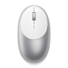 Satechi Mouse M1 de Alumínio Bluetooth 5.0 Recarregável com USB-C – Compatível com MacBook Pro/Air M1 & M2, iPad Pro/Air, iMac, Mac Mini e mais (Prata)