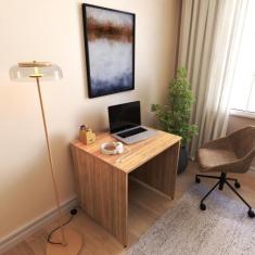 Escrivaninha Mesa Escritório 80cmx70cm 25mm - Bramov Móveis