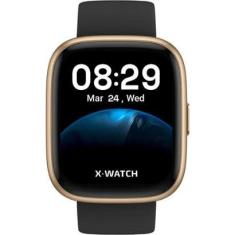 Relogio Smartwatch Unissex Alexa X-Watch XSWUQPI004A - Preto-Unissex