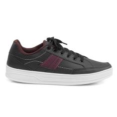 Tenis Casual Macio Sapatenis Estilo Urbano Slip On Com Cadarço Dia A Dia-Masculino