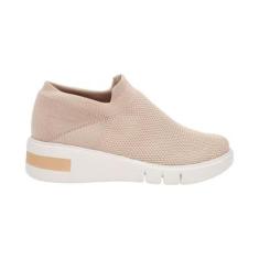 Tênis Feminino Usaflex Tricot Blush Bege - AM01-Feminino