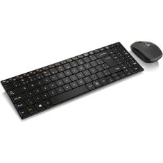 Teclado e Mouse Sem Fio Multi TC202, ABNT2, 2.4 Ghz Slim, USB, Preto
