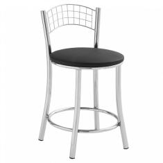 Banqueta Baixa 90 Unimóvel Cromado