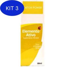 Kit 3 Floral Elemento Ativo Detox Power - Dist Viva Melhor
