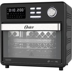 Fritadeira Air Fryer Inox Compact 4,6L Oster Sem Óleo 127V na