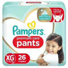 Fralda Pampers Premium Care Pants xg com 26un