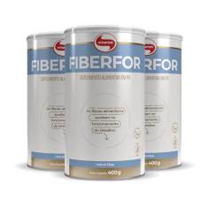 Kit 3 Fiberfor Fibras Alimentares Vitafor 400g