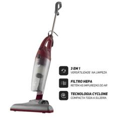 Aspirador de Pó Vertical WAP High Speed Splus 1350W 110V, Vermelho e C