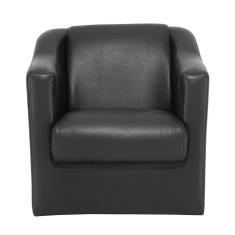 Poltrona Matrix Tyda Em Courino Preto