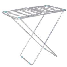 Varal de Chão Portátil Mor Slim com Abas em Alumínio