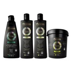 Kit Arvensis Crespos Cond. + 2 Ativador 500Ml + Másc. 450G
