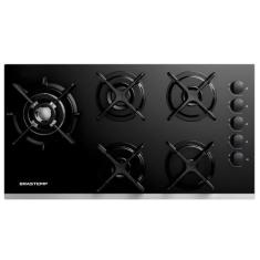 Cooktop a Gás Brastemp Eclipse Collection em Vidro com 05 Bocas, Paine