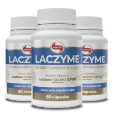 Kit 3 Laczyme Vitafor 60 Cápsulas 470mg
