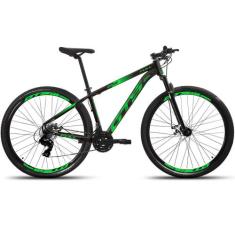 Bicicleta Aro 29 GTS Full 24 Marchas Freios a Disco - GTS FEEL, Preto,