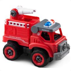 Brinquedo Caminhão De Bombeiros Com Som +3 anos Esguicho City Machine 