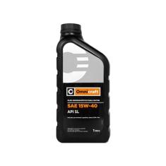 Óleo 15W40 Semissintético Omnicraft API SL 1L Motor Carro Flex GNV - M
