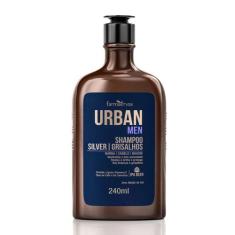 Shampoo Urban Men Silver / Grisalhos 240ml Farmaervas