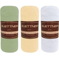 Kit 3 Lençol Solteiro Avulso de Malha 100% Algodão Buettner - Emcompre