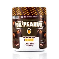 Pasta De Amendoim Com Whey Protein 600G Brownie - Dr Peanut