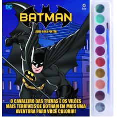 Livro - Batman Livro Para Pintar Com Aquarela