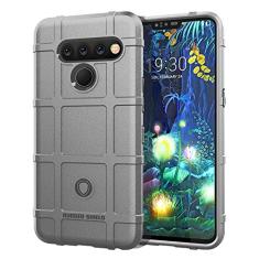 Capa LG V50 ThinQ, sensação macia, proteção total, anti-arranhões e impressões digitais + capa de celular resistente a arranhões para LG V50 ThinQ