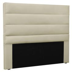 Cabeceira Estofada Cama Box Casal 140cm Corano Bege