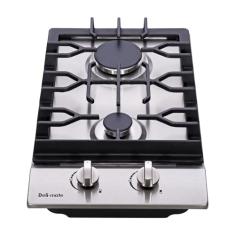 Fogão a gás de 30,5 cm Dual Fuel 2 Queimadores selados Fogão a gás Drop-In DM223-SA01BZ Fogão a gás DM223-SA01BZ