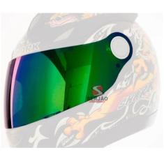 Viseira Shark S500 S500 Air Rsf2 Rsf3 Camaleão Dourada Cromada e Azul 
