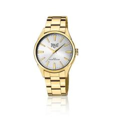 Relógio Pulso Everlast Masculino Aço E639, Dourado+Prata, Único