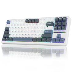 Teclado mecânico sem fio aula F87 75% tkl Gasket Custom