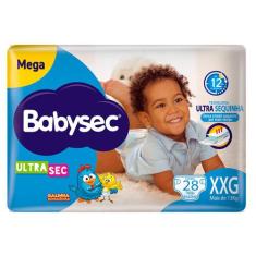 Fralda Descartável Babysec Galinha Pintadinha Ultra Mega XXG Com 28 Ti