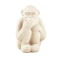 Escultura Macaco Decorativo – Mudo
