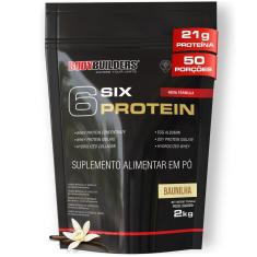 Whey Protein 6 Six Protein 2kg Refil - Bodybuilders-Unissex