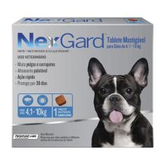 Nexgard Contra Pulgas E Carrapatos Para Cães De 4,1 A 10Kg 1 Tablete M