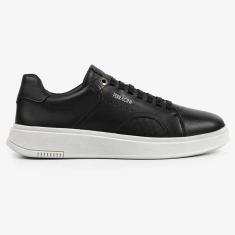Tênis Masculino Sneaker Logan Preto Branco Ferracini 9313-678A-Masculino