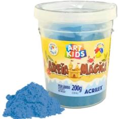 Areia Mágica Cinética 200g Art Kids, Azul