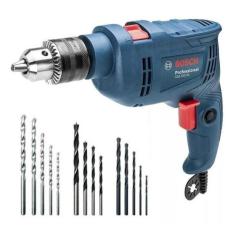 Furadeira de Impacto Bosch GSB 550 RE, com 14 Brocas, 550 Watts, 220V