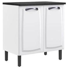 Balcão New Premium 2 Portas para Cozinha Itatiaia Cor Branco - Estrela