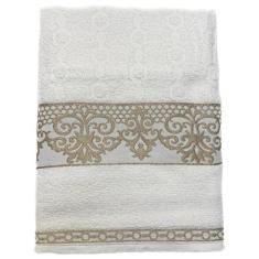 Toalha de Banho e Rosto Ohana 100% Algodão ( 380g/m²) - Dugu, Branco, 