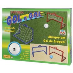 Gol a gol com 2 traves e uma bola de futebol braskit, ., UN