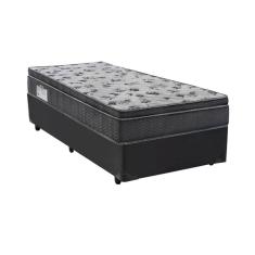 Cama Box Solteiro + Colchão Ortobom Iso 1.0.0 Ortopillow D33 68x88x188