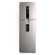 Geladeira Electrolux Frost Free Inverter 410L Água na Porta com AutoSense Duplex Inox Look (IW46S) 127V