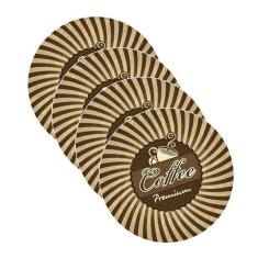 Sousplat Coffee Premium - NSW, 4 Peças, Sem base