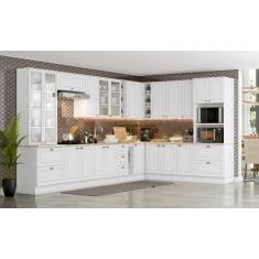 Cozinha Modulada Americana com 19 Peças Branco HP - Henn