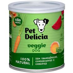 Ração Úmida Pet Delícia Natural Veggie Dog para Cães - 320 g