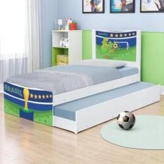 Cama Bicama Juvenil Adesivada Copa Do Mundo Brasil