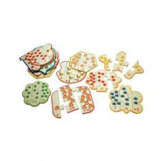 Brinquedos Educativos Quebra Cabeça Adição Subtração 60und - SONHO DE 