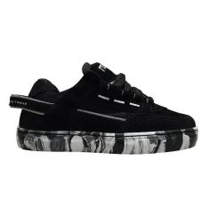 Tênis Tesla Coil Black Refletivo Sola Mescla Cores Skate-Masculino